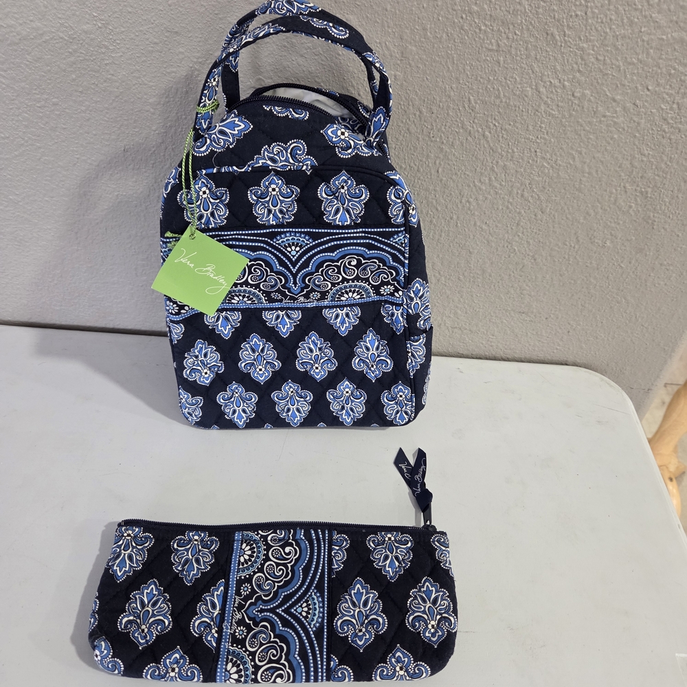 Vera Bradley Blue Patterned Women's Bag Set